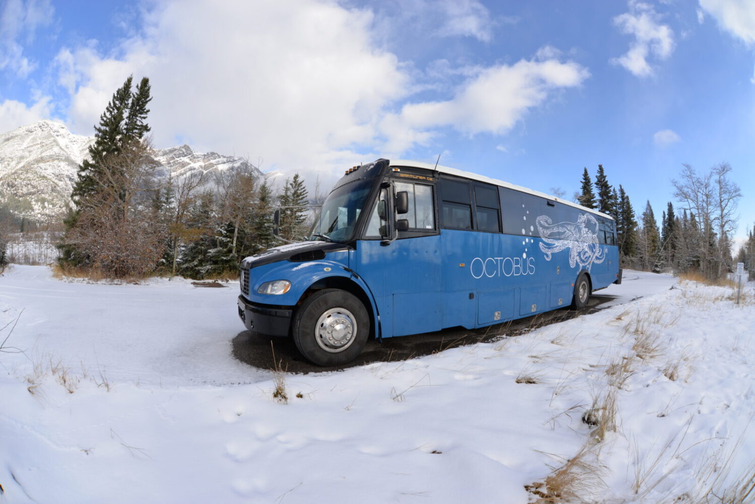 Km 4322, à Canemore en Alberta. Bel endroit situé à la base des montagnes. Idéal pour les randonneurs.