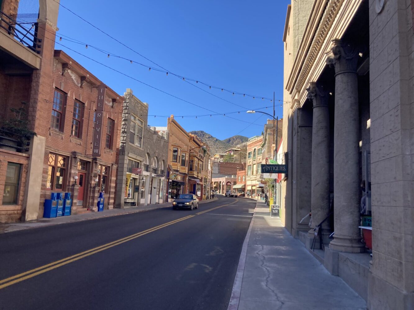 Rue principale de Bisbee.