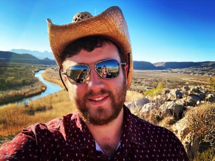 Sam le cowboy au Big Bend National Park