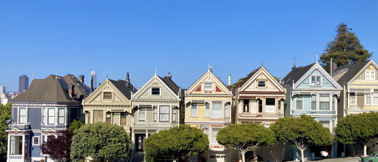 The Painted Ladies dans Alamo Square