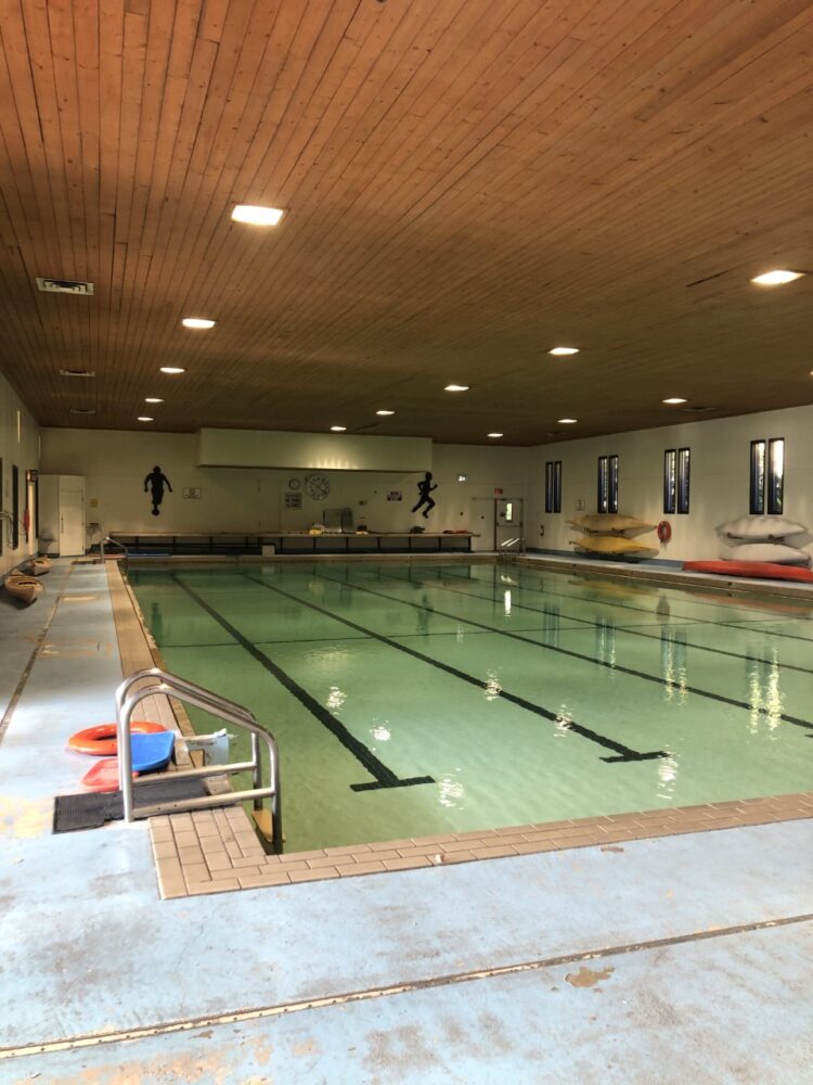 La piscine du collège